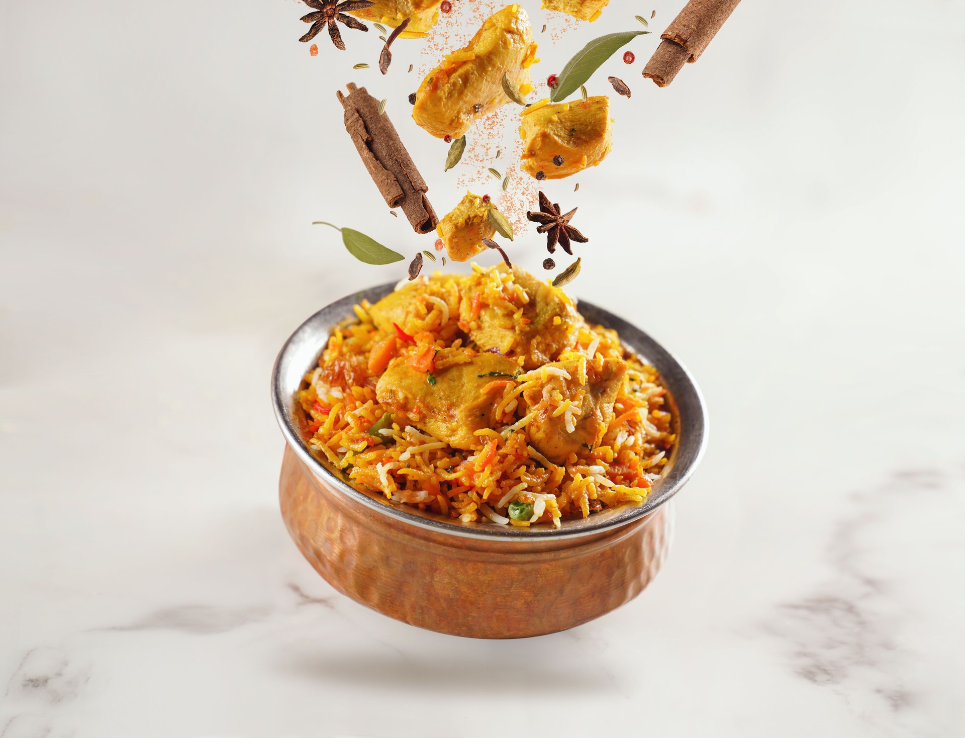 indian biryani food , Spicy mutton and chicken biryani food,
arab food kabsah mandi or kabsa photography